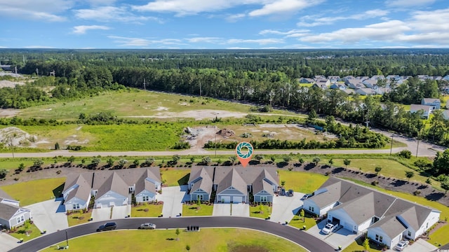 4053 Taranto Loop Unit C, Myrtle Beach, SC 29579 - aerial view of residential area featuring a heavily wooded area