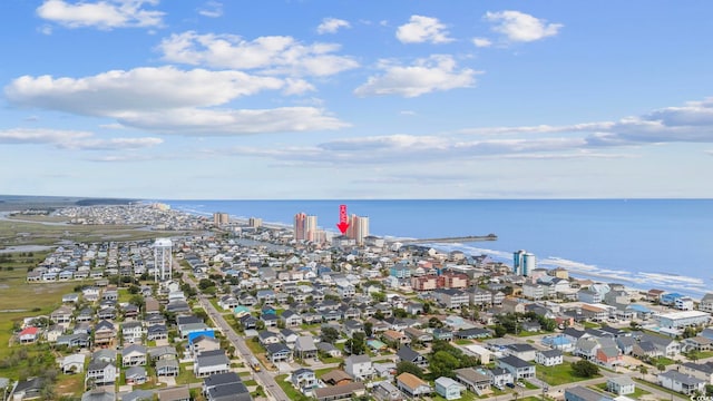 3401 N Ocean Blvd Unit 110, North Myrtle Beach, SC 29582 - aerial view of property's location with a large body of water and nearby suburban area