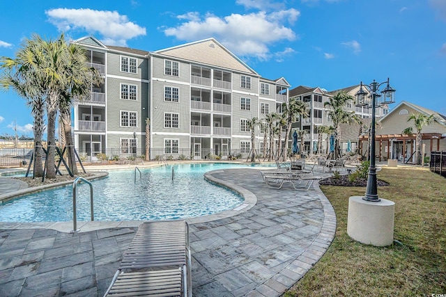 150 Ella Kinley Cir Unit 301, Myrtle Beach, SC 29588 - community pool with a patio