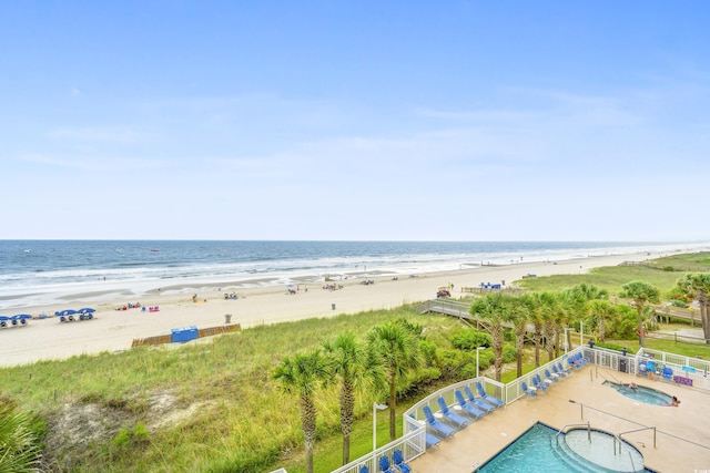1625 S Ocean Blvd Unit 309, North Myrtle Beach, SC 29582 - water view featuring nearby beach