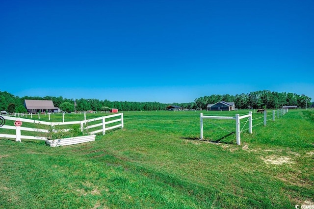 181 Halfway Rd, Nichols, SC 29581 - view of yard featuring a view of countryside