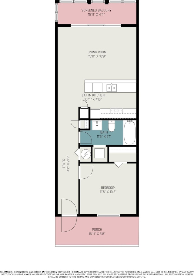 1460 Blue Tree Ct Unit E, Myrtle Beach, SC 29588 - view of property floor plan