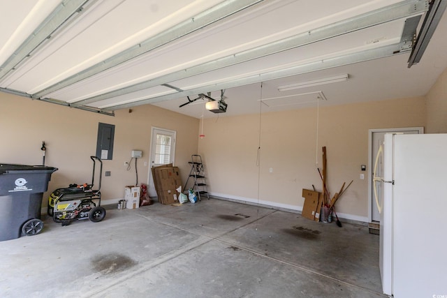 1224 Checkerberry St, Longs, SC 29568 - garage with freestanding refrigerator and a garage door opener