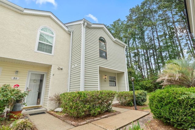 6703 Jefferson Pl Unit B7, Myrtle Beach, SC 29572 - view of side of property with stucco siding
