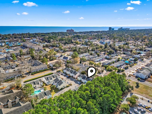 6703 Jefferson Pl Unit B7, Myrtle Beach, SC 29572 - aerial overview of property's location with a pool