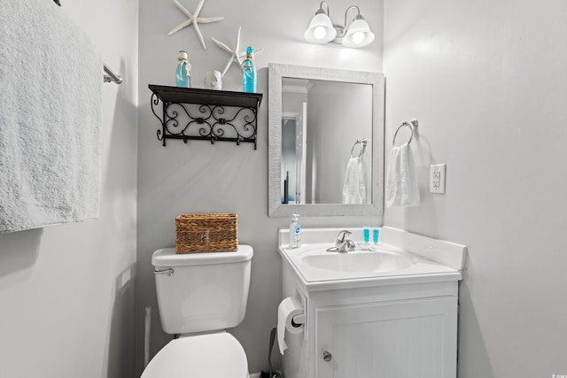 208 Ocean Blvd N Unit 226, North Myrtle Beach, SC 29582 - half bathroom featuring vanity and toilet