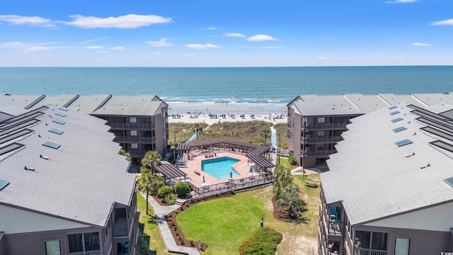 208 Ocean Blvd N Unit 226, North Myrtle Beach, SC 29582 - bird's eye view of a pool area and a nearby body of water
