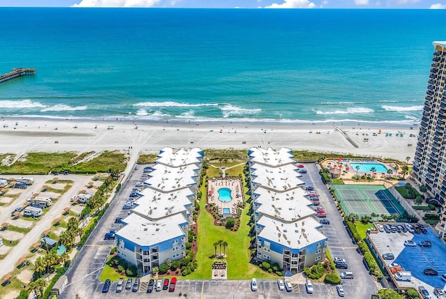 9660 Shore Dr Unit 208, Myrtle Beach, SC 29572 - drone / aerial view of expansive beach