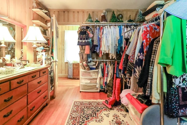 404 13th Ave S, Myrtle Beach, SC 29577 - walk in closet featuring wood finished floors