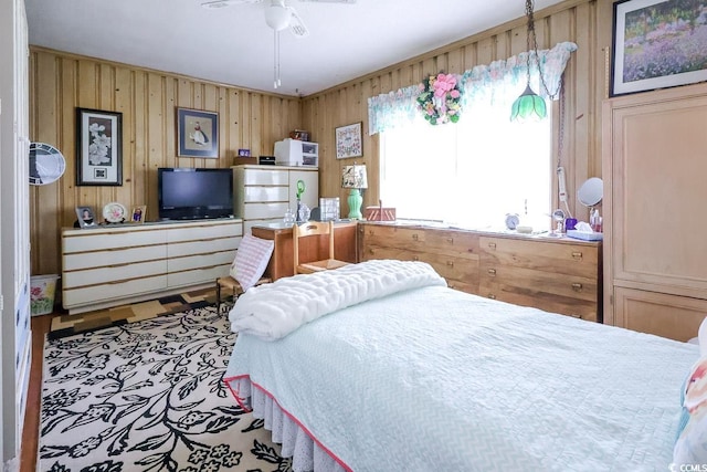 404 13th Ave S, Myrtle Beach, SC 29577 - bedroom featuring wood walls