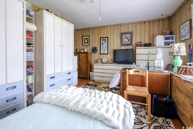 404 13th Ave S, Myrtle Beach, SC 29577 - bedroom with wood walls