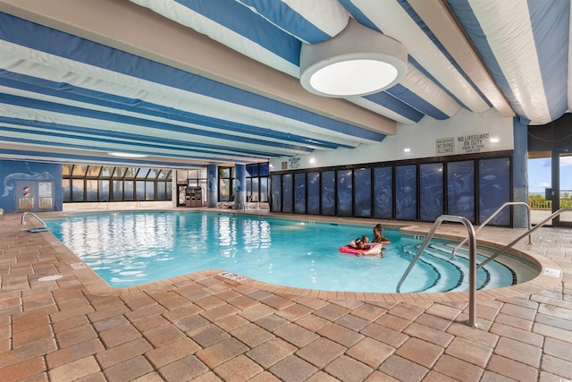1105 S Ocean Blvd Unit 110, Myrtle Beach, SC 29577 - view of indoor pool