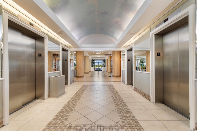 1105 S Ocean Blvd Unit 110, Myrtle Beach, SC 29577 - community lobby with vaulted ceiling