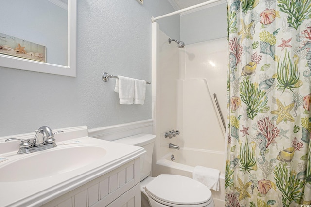 5905 S Kings Hwy Unit A518, Myrtle Beach, SC 29575 - full bathroom with toilet, vanity, and shower / tub combo