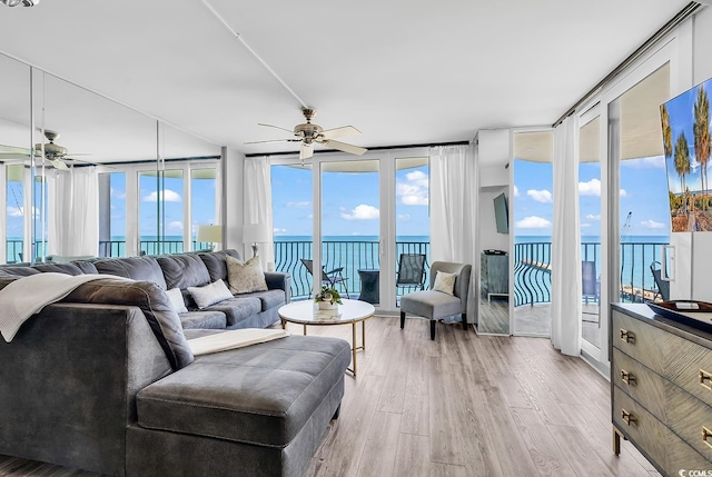 2500 N Ocean Blvd Unit 1102, Myrtle Beach, SC 29577 - sunroom / solarium with a water view