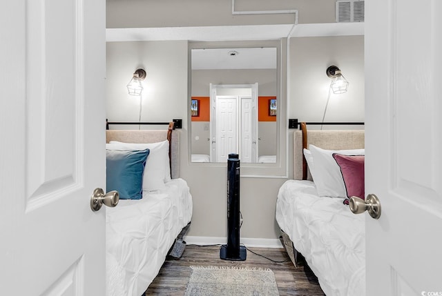 2500 N Ocean Blvd Unit 1102, Myrtle Beach, SC 29577 - bedroom featuring wood finished floors and baseboards