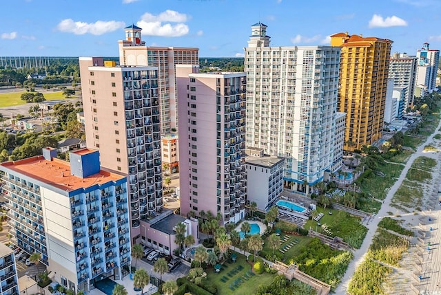 2500 N Ocean Blvd Unit 1102, Myrtle Beach, SC 29577 - view of urban area featuring a pool