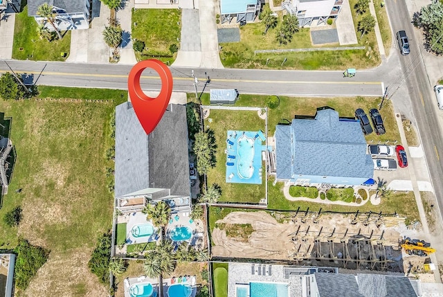 113-A Vista Dr, Garden City Beach, SC 29576 - bird's eye view of a pool area