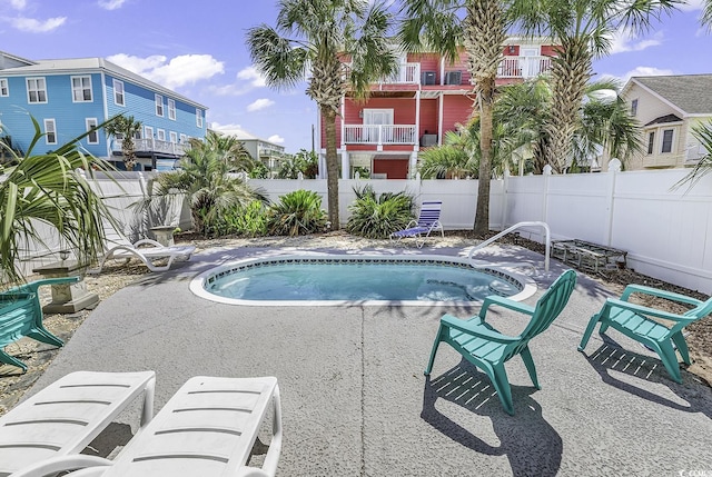 113-A Vista Dr, Garden City Beach, SC 29576 - view of swimming pool with a fenced backyard, a pool, and a patio area