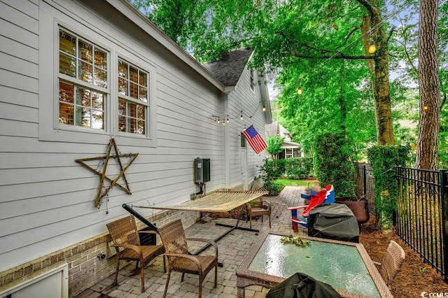 9 Winnowing Way, Pawleys Island, SC 29585 - view of patio / terrace featuring outdoor dining space