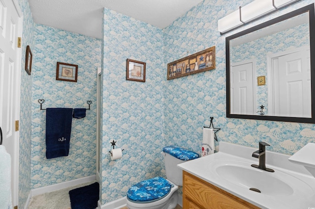739 Tall Oaks Dr, Myrtle Beach, SC 29588 - bathroom with toilet, vanity, and baseboards