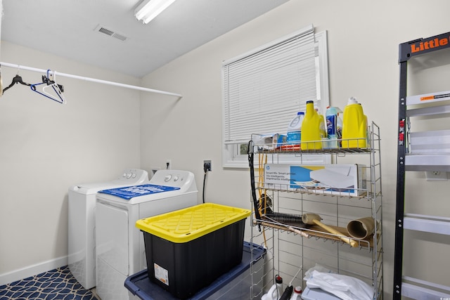 739 Tall Oaks Dr, Myrtle Beach, SC 29588 - laundry room with washer and clothes dryer and baseboards