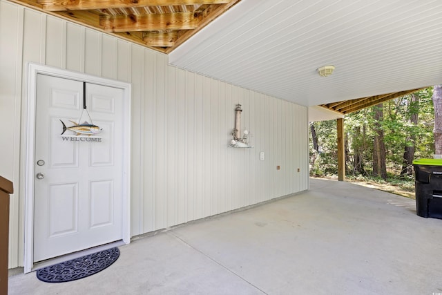 739 Tall Oaks Dr, Myrtle Beach, SC 29588 - doorway to property featuring a patio area