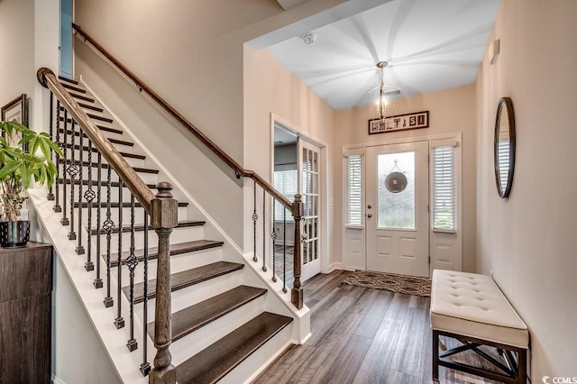 3091 Viceroy Loop, Little River, SC 29566 - foyer entrance featuring wood finished floors and stairway