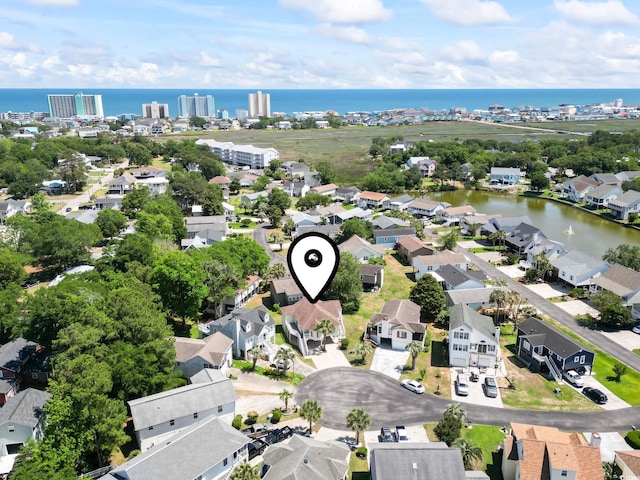 914 Dock Pl, Murrells Inlet, SC 29576 - aerial view of residential area featuring a nearby body of water