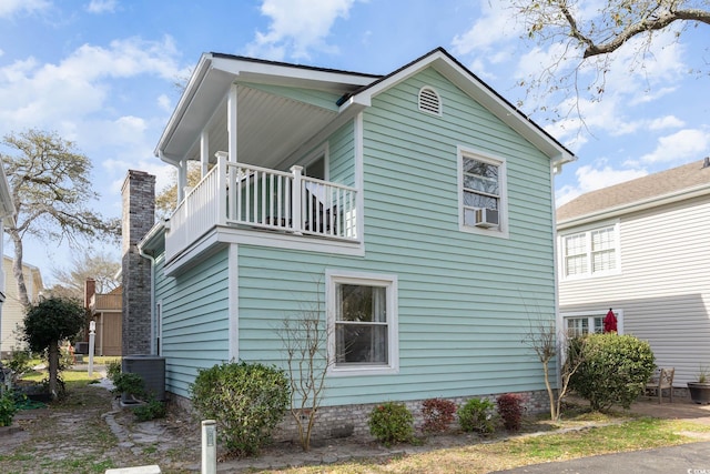 4307 Beverly Ct, North Myrtle Beach, SC 29582 - view of home's exterior with a balcony