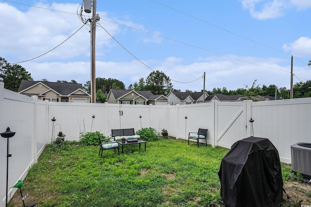 2472 Bayboro St Unit C, Loris, SC 29569 - view of yard with central AC and a gate