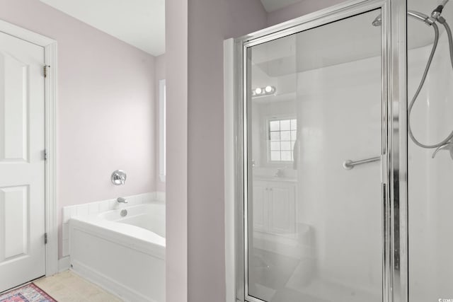 176 Whispering Oaks Dr, Longs, SC 29568 - bathroom featuring a stall shower and a bath