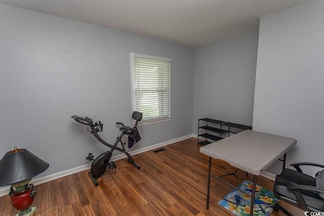 18 Pine Valley Ln, Surfside Beach, SC 29575 - office with wood finished floors and baseboards