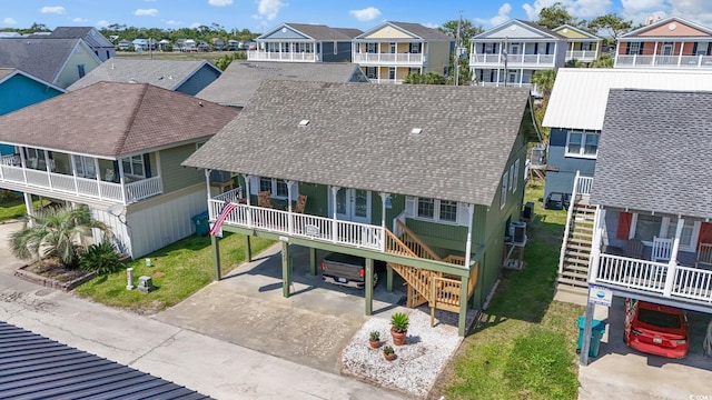 161 Easy St, Garden City Beach, SC 29576 - aerial perspective of suburban area