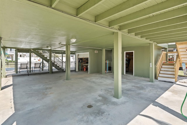 161 Easy St, Garden City Beach, SC 29576 - view of patio with stairs and a carport