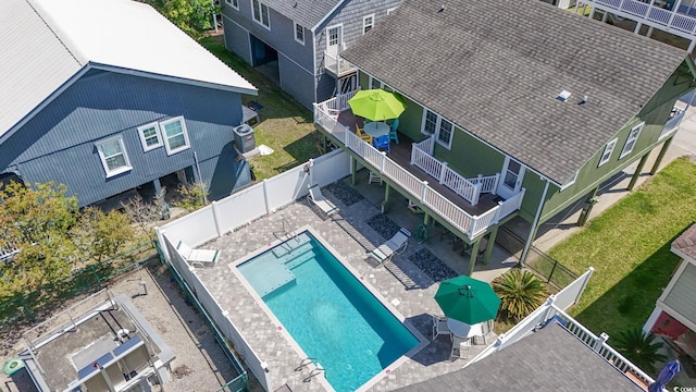 161 Easy St, Garden City Beach, SC 29576 - view of subject property with a pool