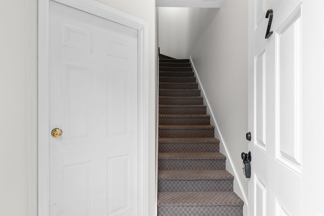 6500 Colonial Dr Unit 2, Myrtle Beach, SC 29572 - staircase with baseboards