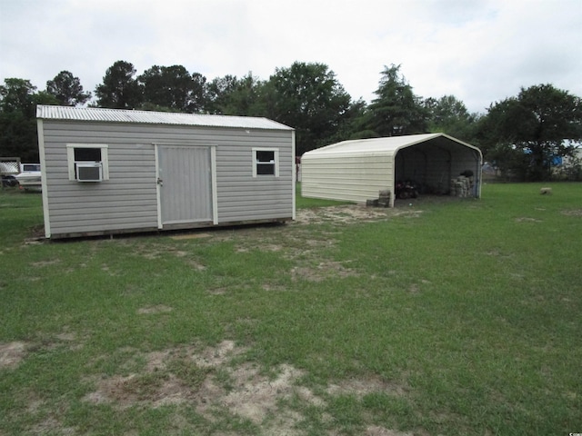 5578 Dongola Hwy, Conway, SC 29527 - view of shed featuring a detached carport and cooling unit