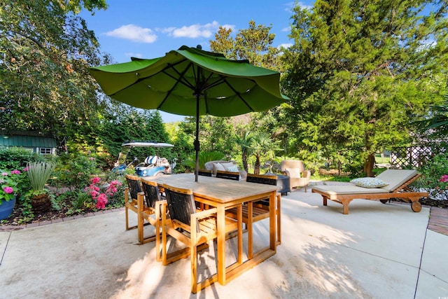 309 Sunset Trl, Myrtle Beach, SC 29577 - view of patio / terrace featuring outdoor dining space