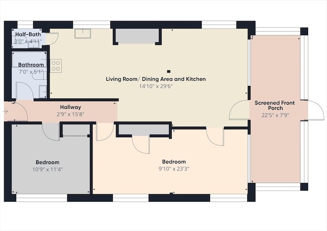 401 17th Ave S, North Myrtle Beach, SC 29582 - property floor plan