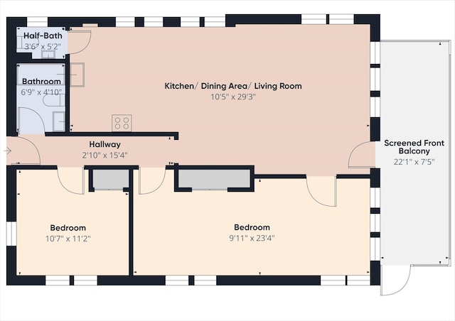 401 17th Ave S, North Myrtle Beach, SC 29582 - room layout