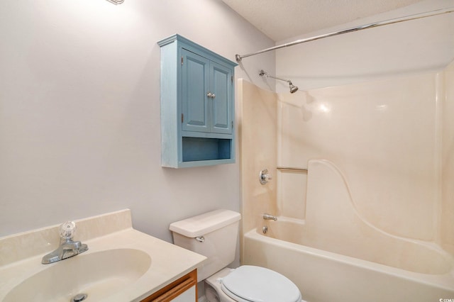 510 Fairwood Lakes Dr Unit 18N, Myrtle Beach, SC 29577 - full bath with tub / shower combination, toilet, vanity, and a textured ceiling