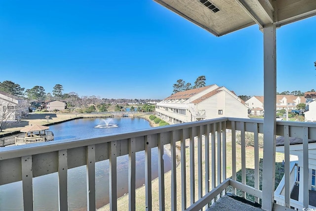 510 Fairwood Lakes Dr Unit 18N, Myrtle Beach, SC 29577 - balcony featuring a residential view and a water view