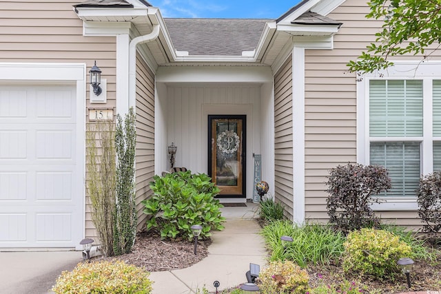 15 Saltwind Loop, Murrells Inlet, SC 29576 - entrance to property featuring a shingled roof and an attached garage
