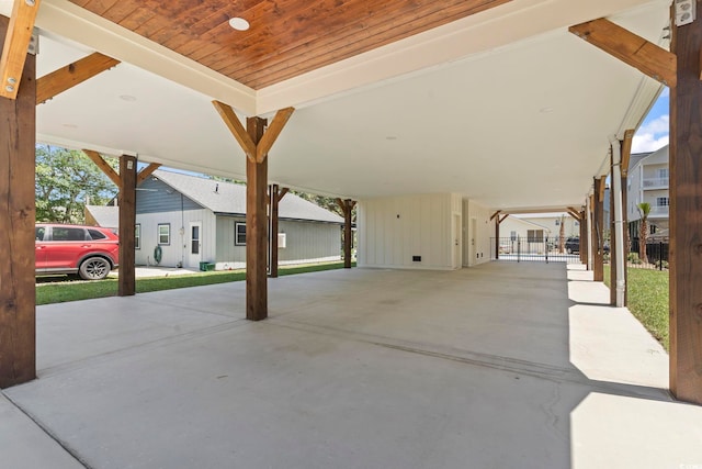 4617 Hedrick St, North Myrtle Beach, SC 29582 - view of patio featuring a carport