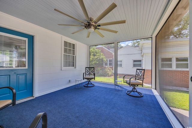 1155 Palmetto St, Georgetown, SC 29440 - view of unfurnished sunroom
