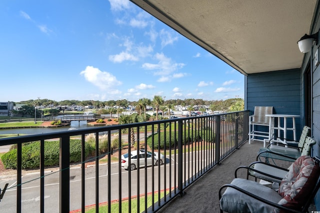 5905 S Kings Hwy Unit 242B, Myrtle Beach, SC 29575 - balcony featuring a water view