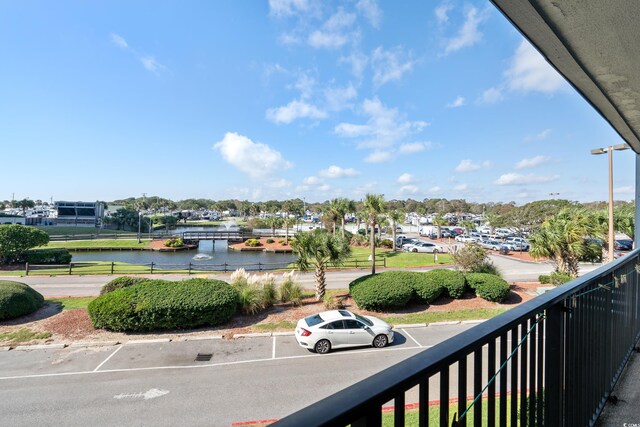5905 S Kings Hwy Unit 242B, Myrtle Beach, SC 29575 - balcony featuring a water view