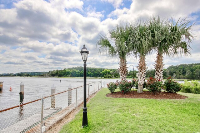 4396 Baldwin Ave Unit 1, Little River, SC 29566 - view of yard with a water view