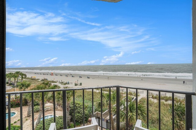 1605 S Ocean Blvd Unit 204, Myrtle Beach, SC 29577 - water view with nearby beach